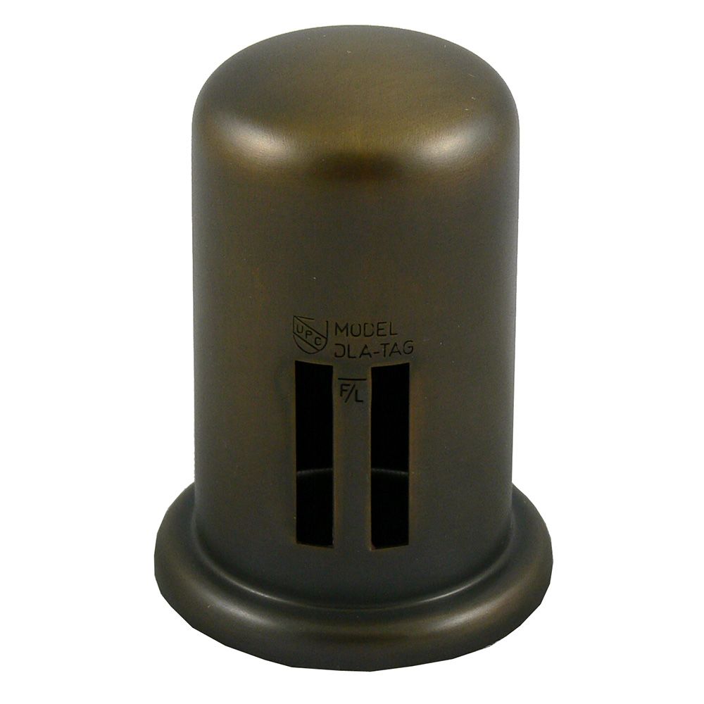 Brass Cover Cap for Twin Inlet Air Gap - Tuscan Brass
