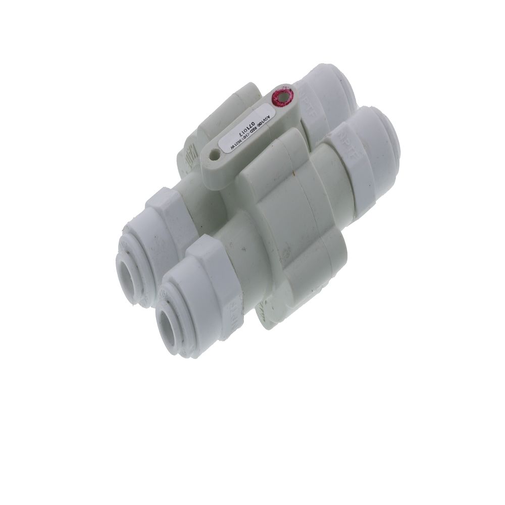 ASV-ERP-JG Automatic Shut-off Valve for Permeate Pumps 4 Way 1/4 QC