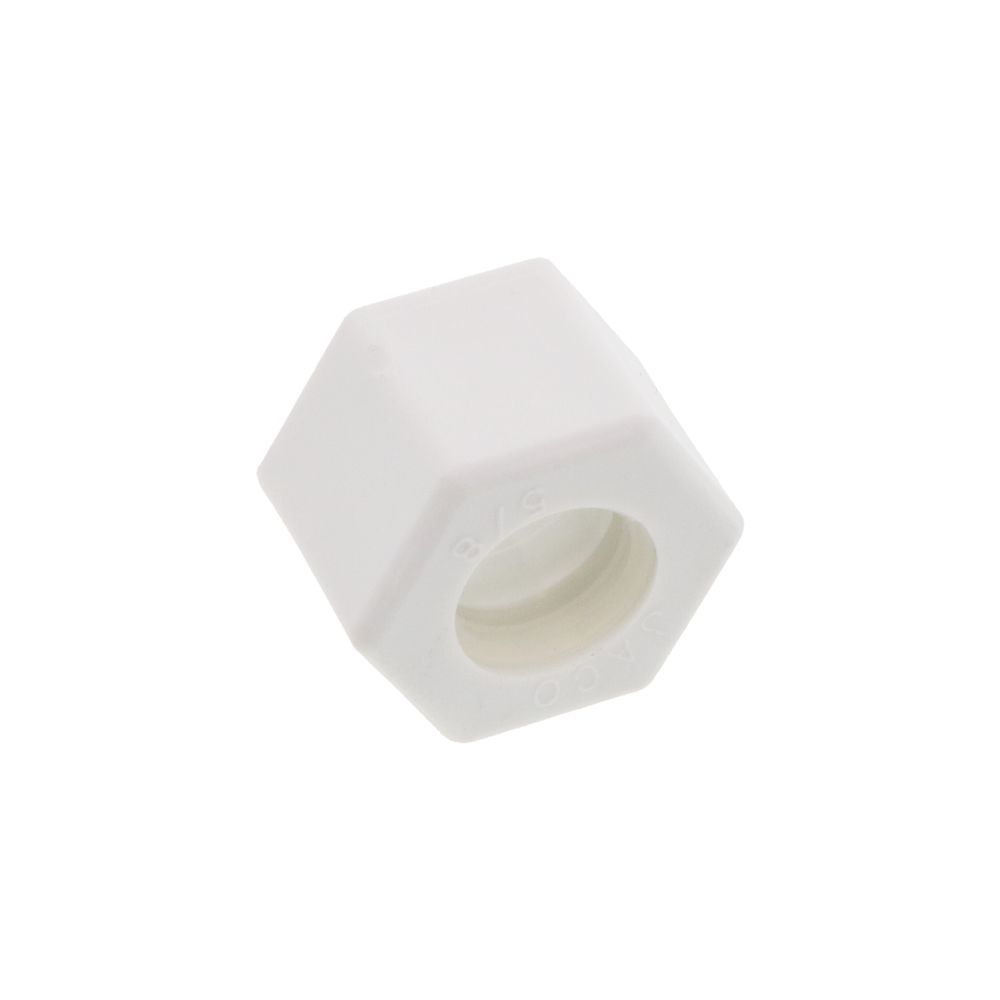 JACO P-PG-10 Polypropylene Plastic Gripper Nut 5/8 OD Tube
