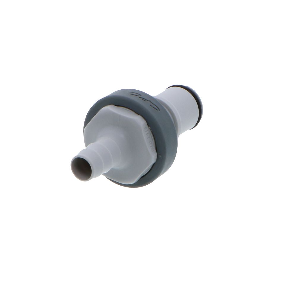 NS6D22006 Valved In-Line Hose Barb Coupling Insert 3/8 ID Barb