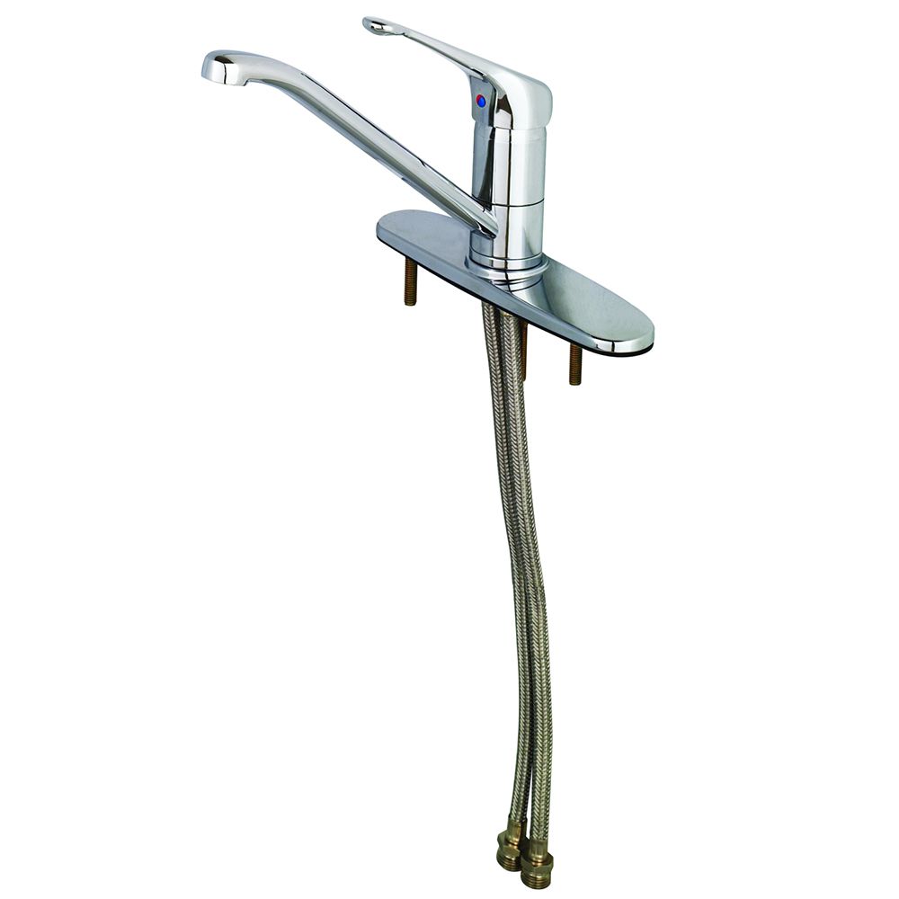 T&S Brass B-2731-LH Deck Mount Single Lever Mixing Faucet with Long Handle