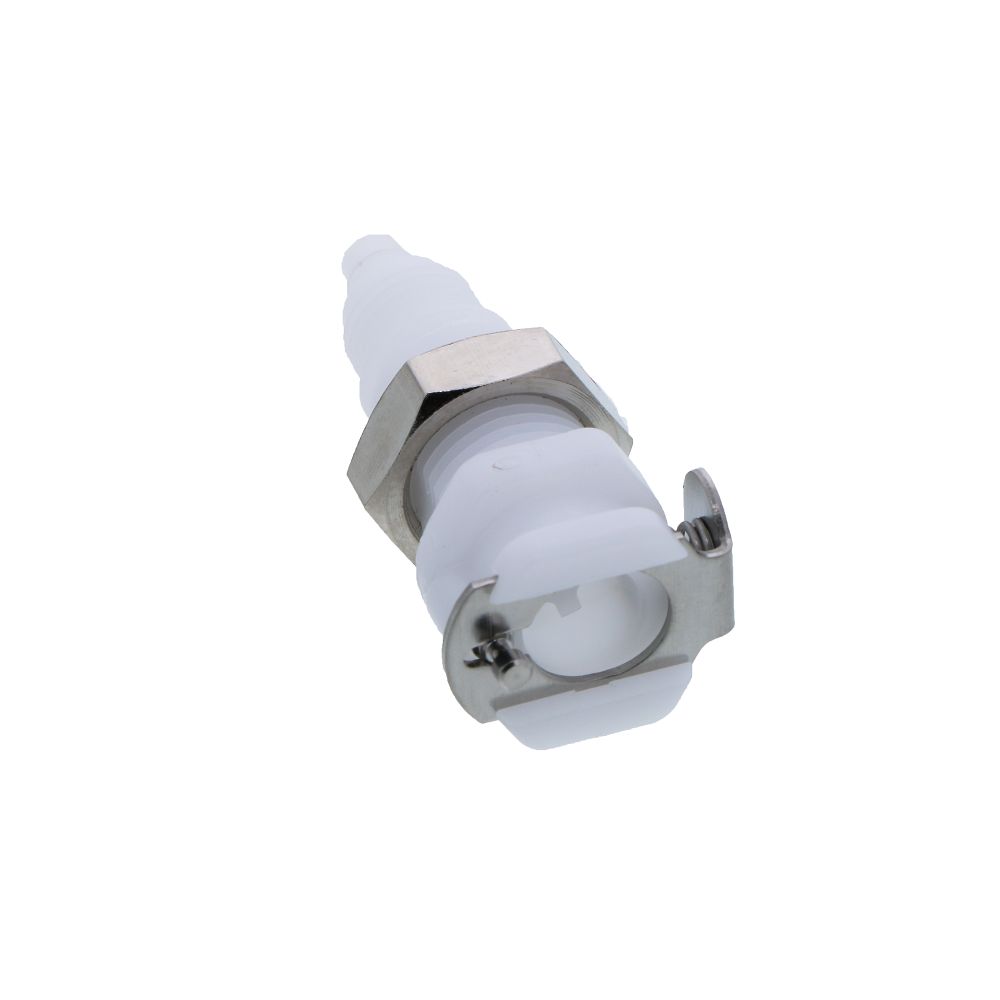 PMCD1204 Valved Panel Mount PTF Coupling Body 1/4 PTF