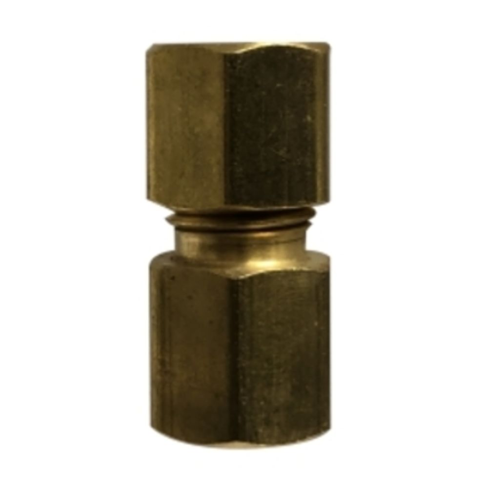 Brass LF 7406FC 1/4" X 1/4" Compression FLR