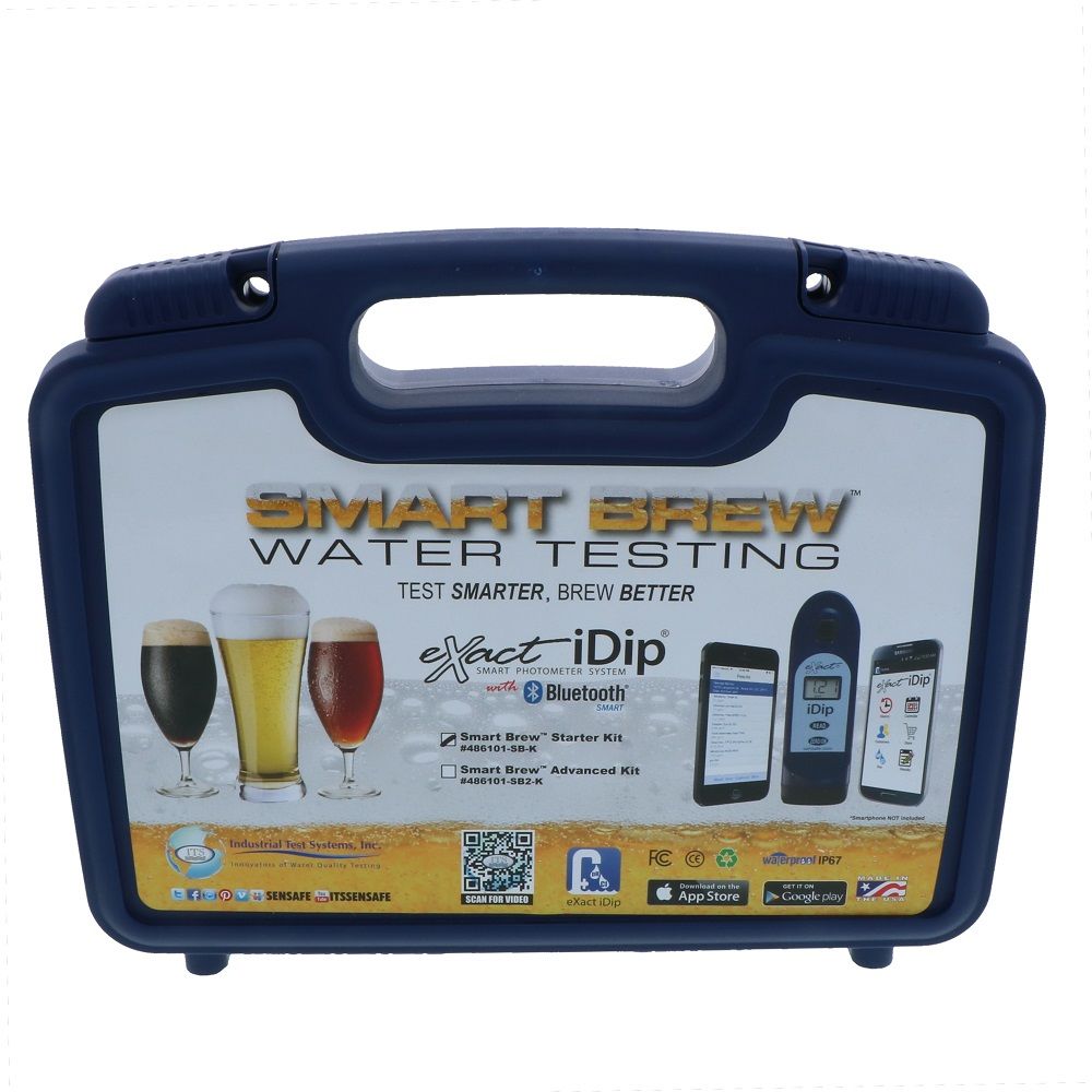 Smart Brew Water Testing Starter Kit with the eXact iDip Fresh Water