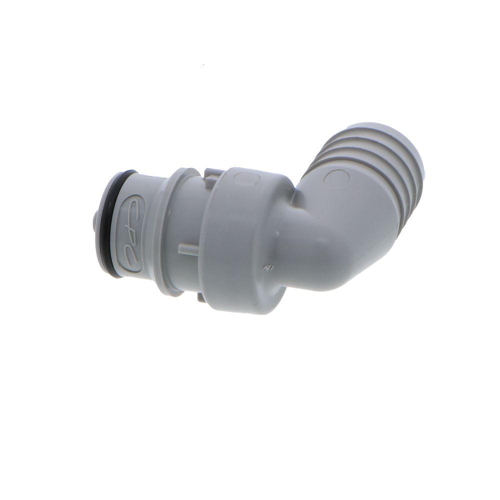 HFCD231212 Valved Elbow Hose Barb Coupling Insert 3/4 ID Barb