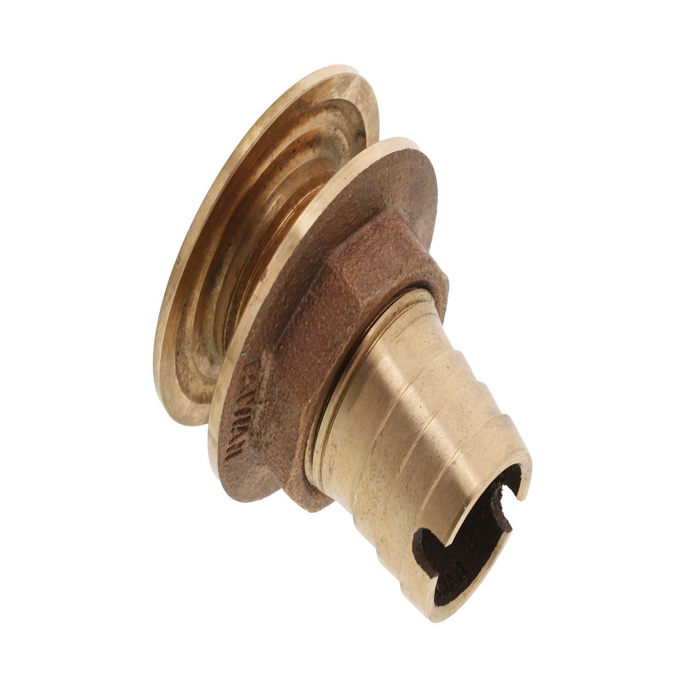Watts Marine Bronze Barbed Thru-Hull Fitting With Nut - 1-1/8"