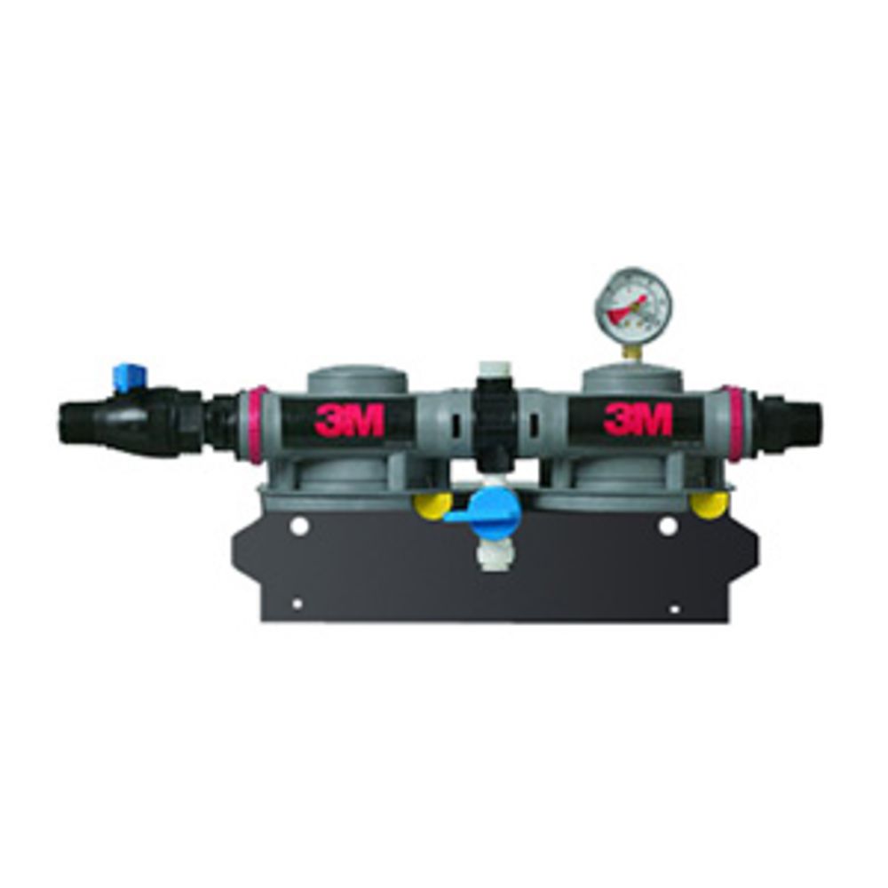 3M Water Filtration 3/4" MNPT, Dual Head, Parallel Flow
