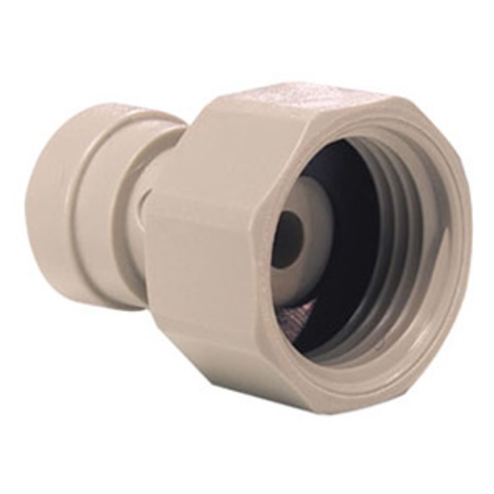 John Guest Tap Adaptor BSP Thread - 1/4" x 3/4" BSP Flat End