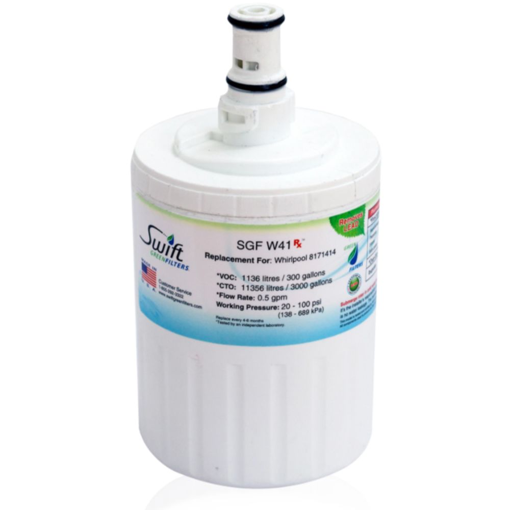Swift Green SGF-W41 Compatible Filter for Whirlpool KitchenAid 8171414