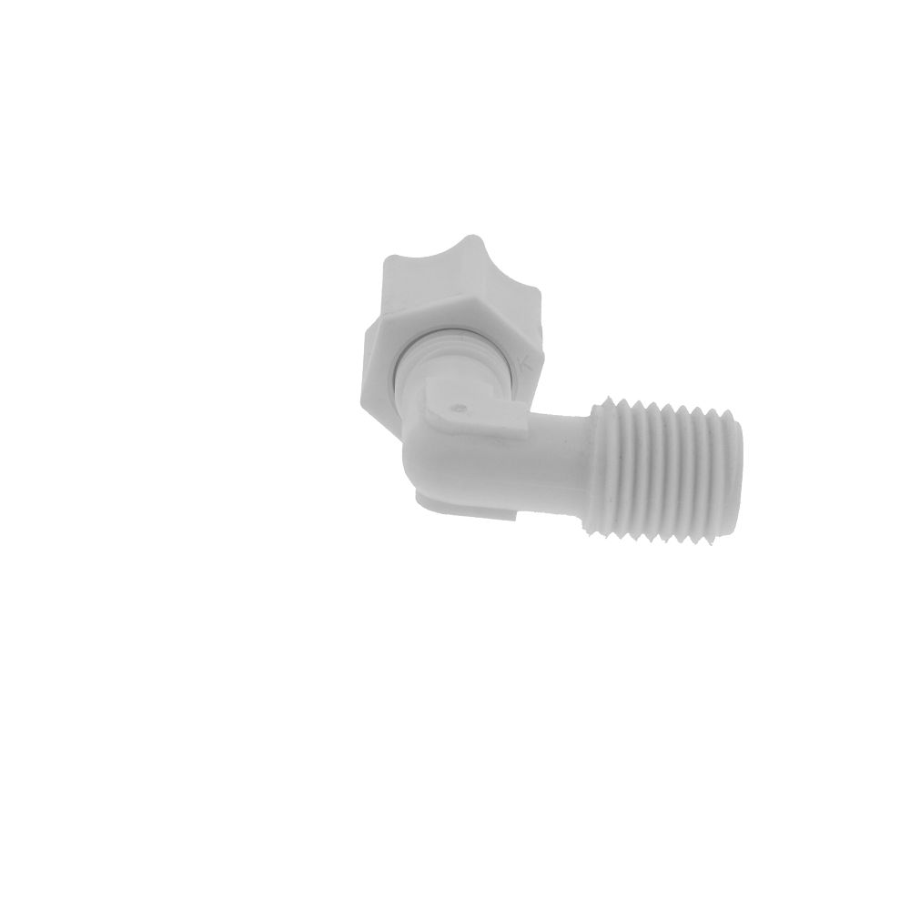 JACO 40-4-4-P-O Polypropylene Male Elbow 1/4 OD Tube x 1/4 MPT
