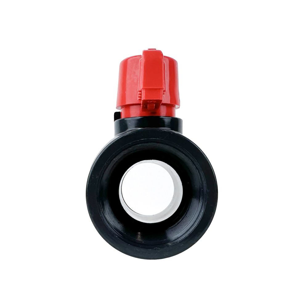 Schedule 80 PVC Molded-In-Place Ball Valve 1-1/2" FIPS