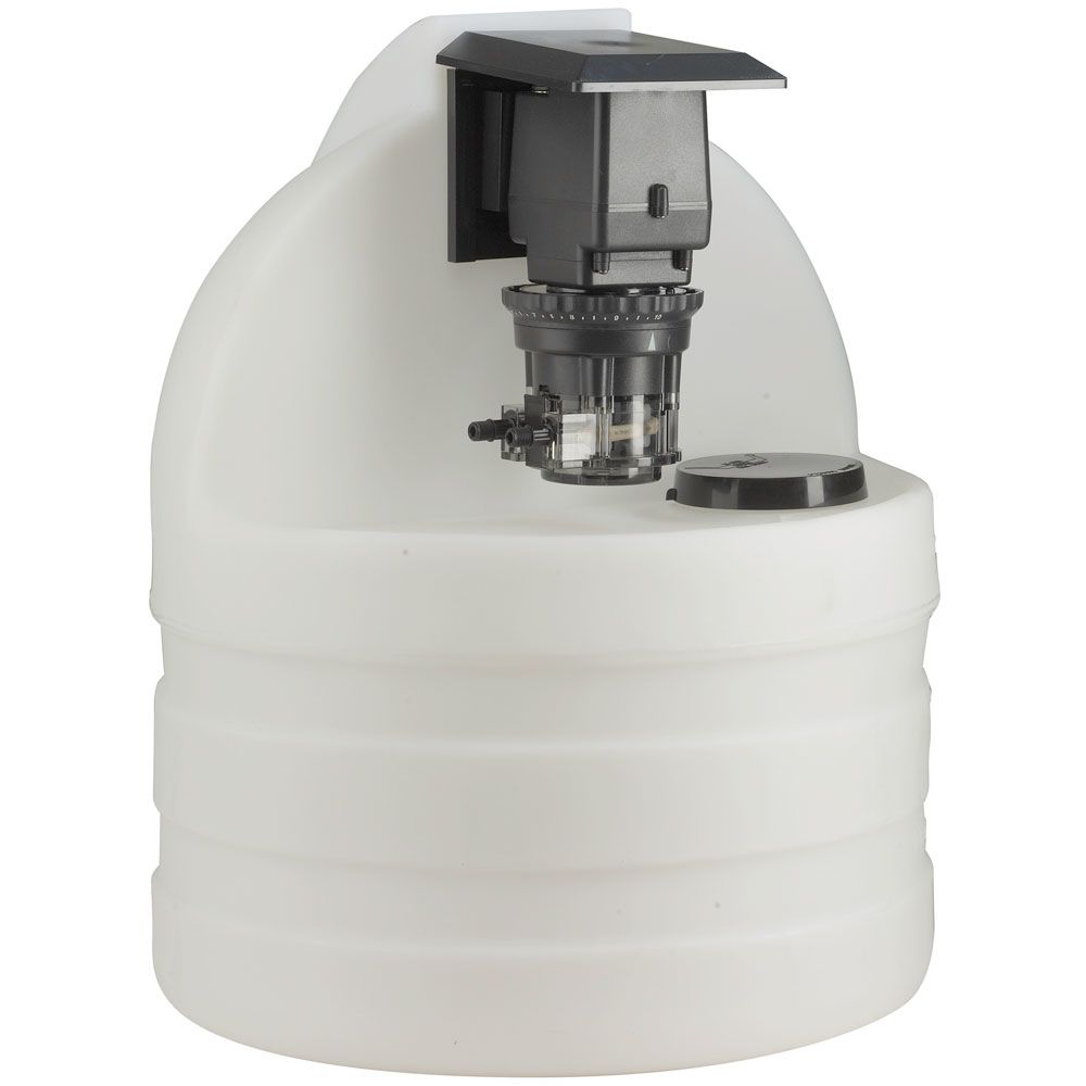 Stenner Single Head Adjustable Pump with 15 Gallon Tank #2 Tube 0.8 - 17 GPD System