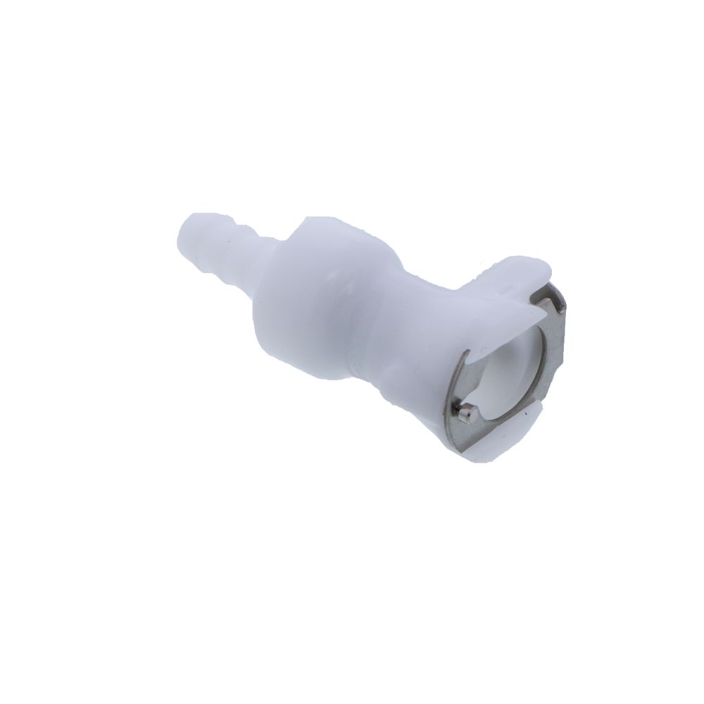 PLCD17004 Valved In-Line Hose Barb Coupling Body 1/4 ID Barb