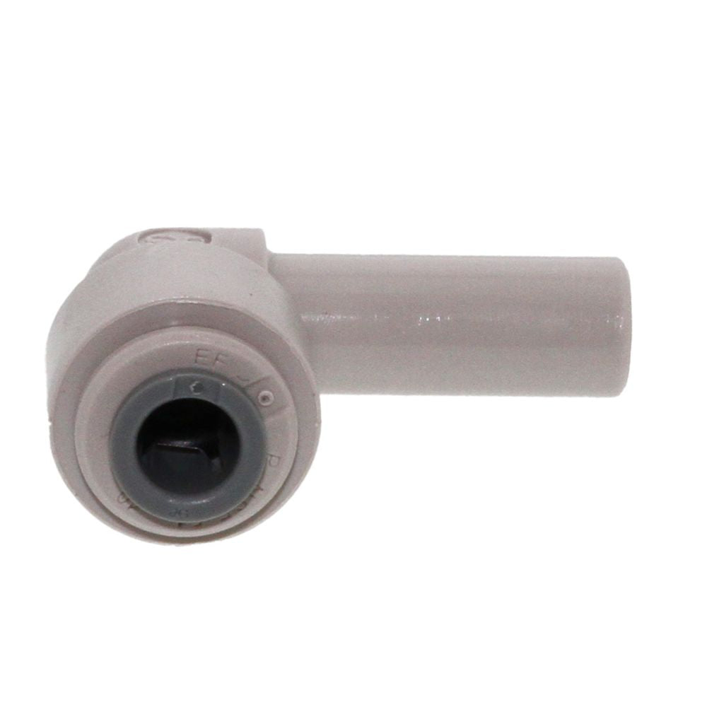 John Guest Stem Elbow Connector - 1/4 Stem x 1/4