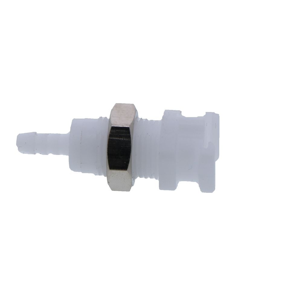 Multi-Mount Non-Valved Hose Barb Coupling Body - 1/8 ID Barb Acetal