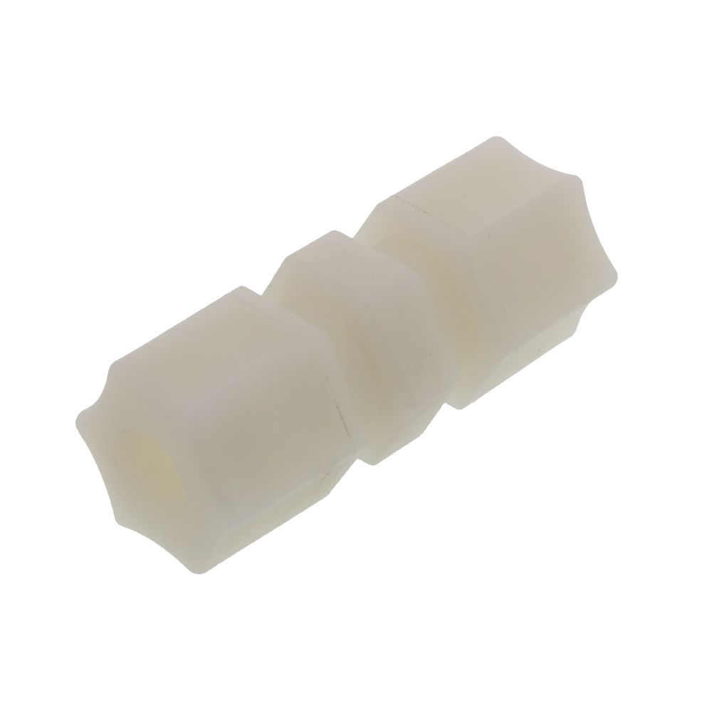 JACO 15-6-N-O Nylon Union Connector 3/8 OD Tube x 3/8 OD Tube