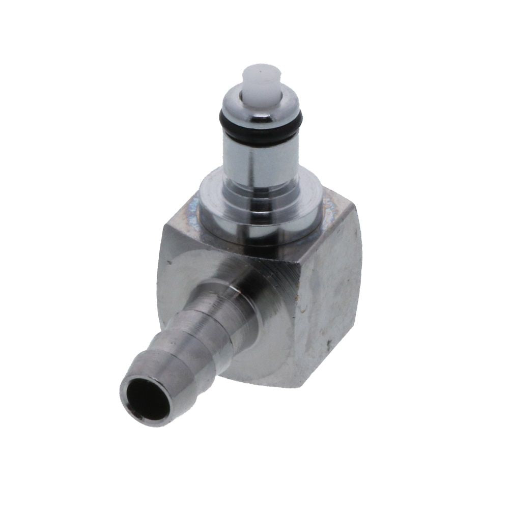 MCD2304 Elbow Hose Barb Valved Coupling Insert 1/4 ID Barb