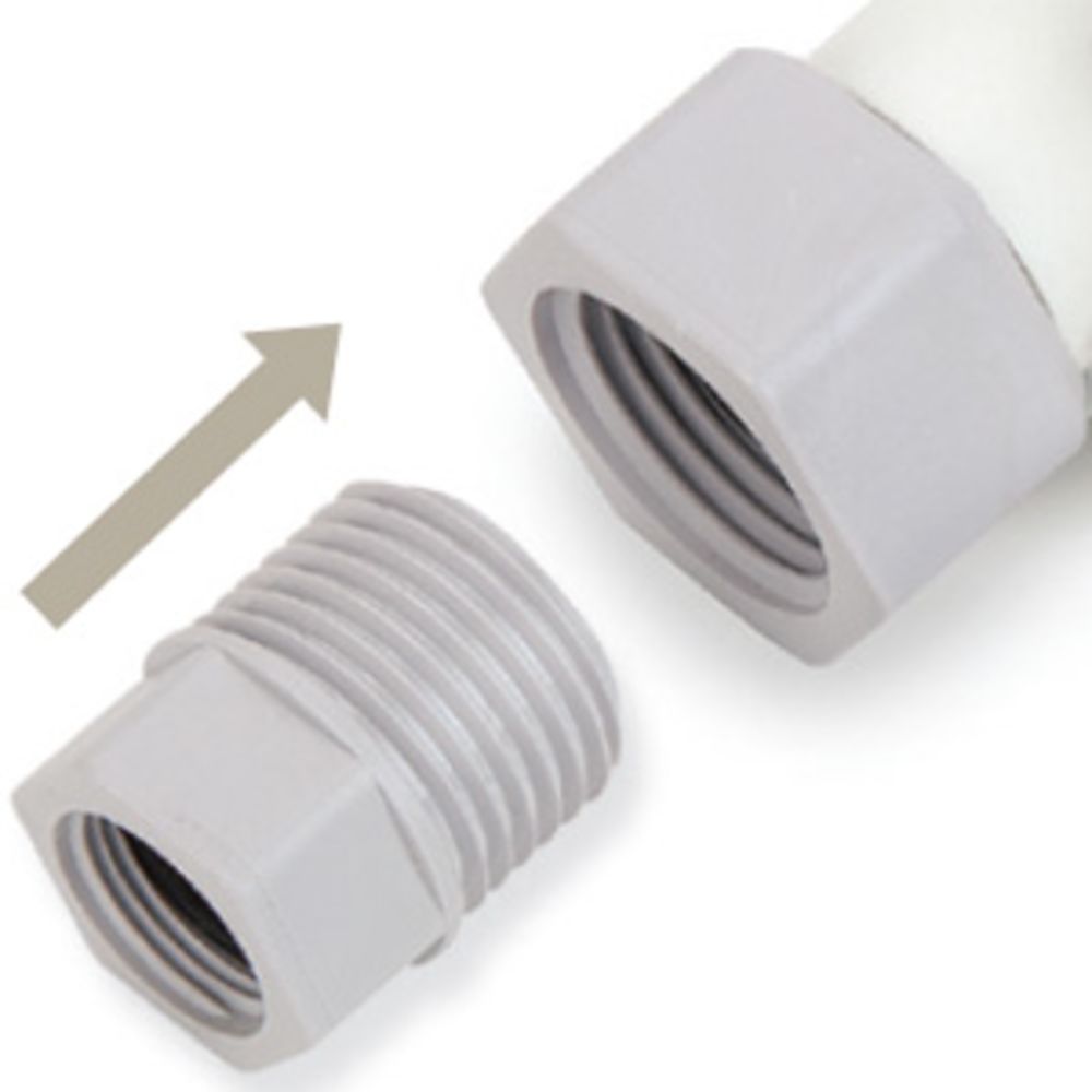 Parker LIQUIfit LFPP4VAS8 Angle Stop Adapter Valve 3/8 x 1/2 x 1/4