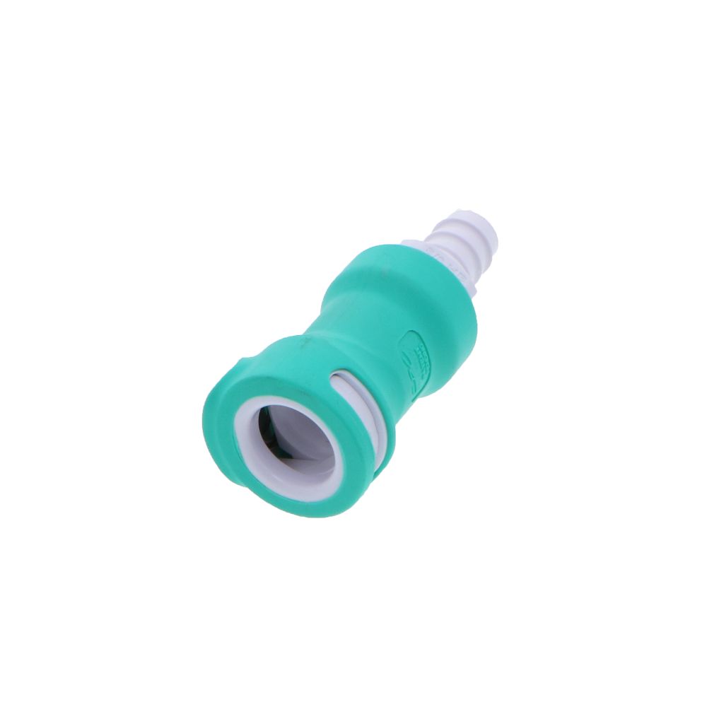 NS4D1700606 ABS Valved In-Line Hose Barb Coupling Body 3/8 ID Barb