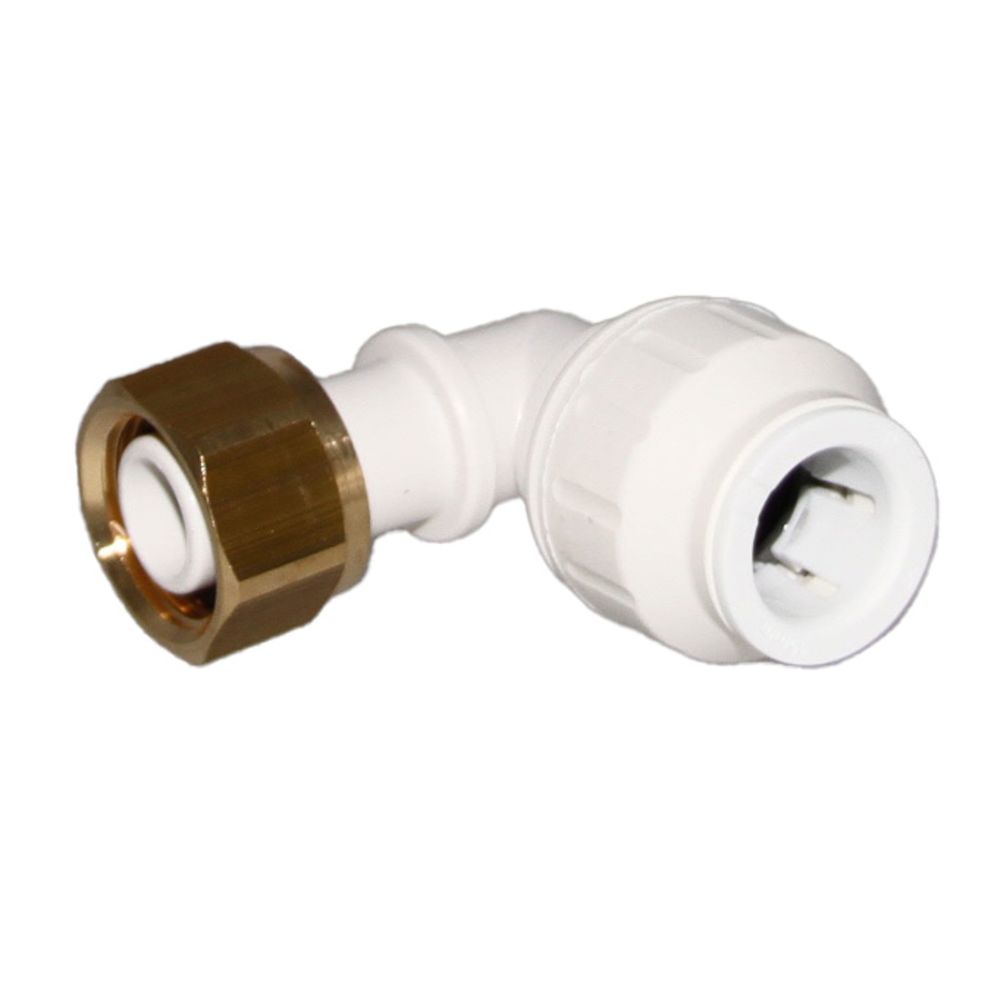 John Guest Bent Tap Connector - 15mm x 1/2 BSP