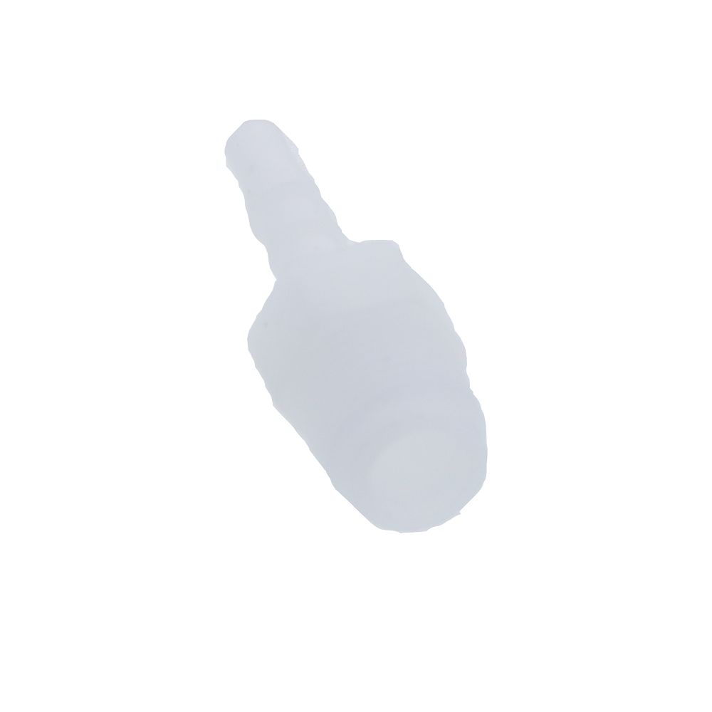 Male Barb Connector Natural Polypropylene - 5/32 ID Barb x 1/8 MNPT