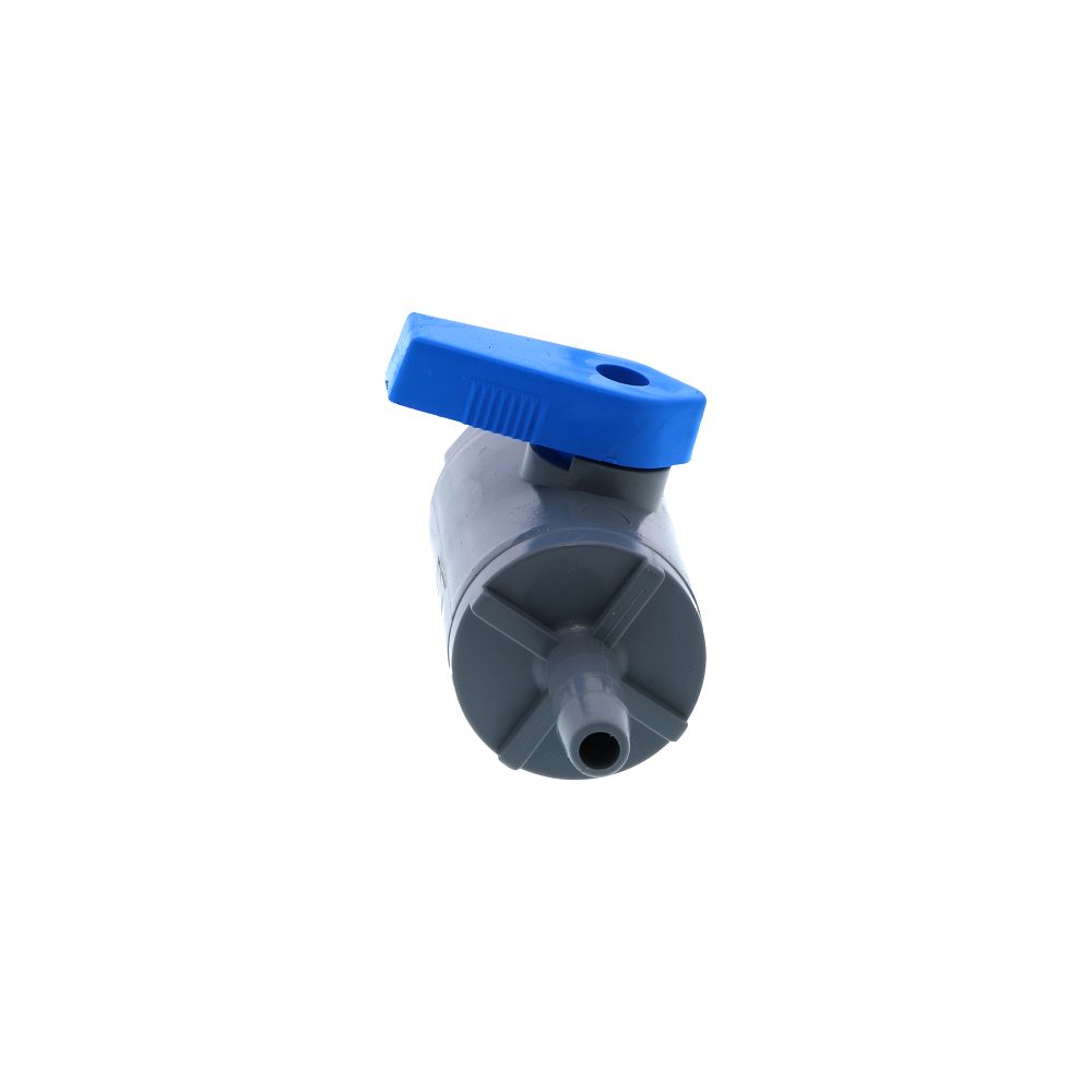 SMC Inline Ball Valve PVC FNPT/Barb - 1/4 ID Barb x 1/4 FNPT