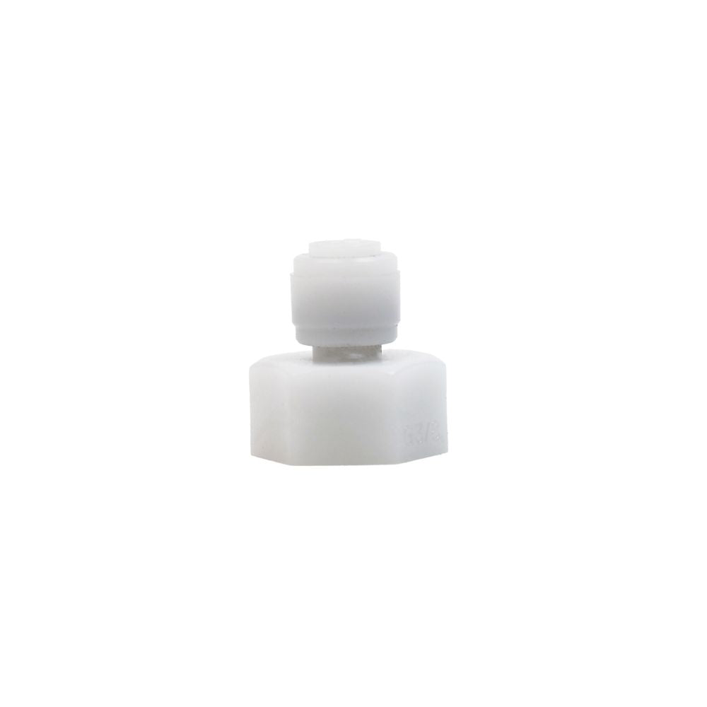 NeoFit - Acetal Natural White Female Adapter- V Type- 3/8" tube OD x 7/16-20UNF- V Type
