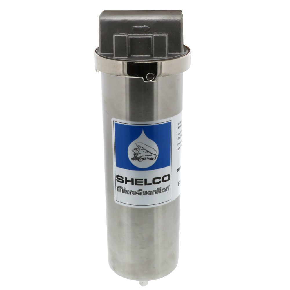 Shelco RHS-78 Series Single Cartridge Filter Housing with Ring Nut Closure
