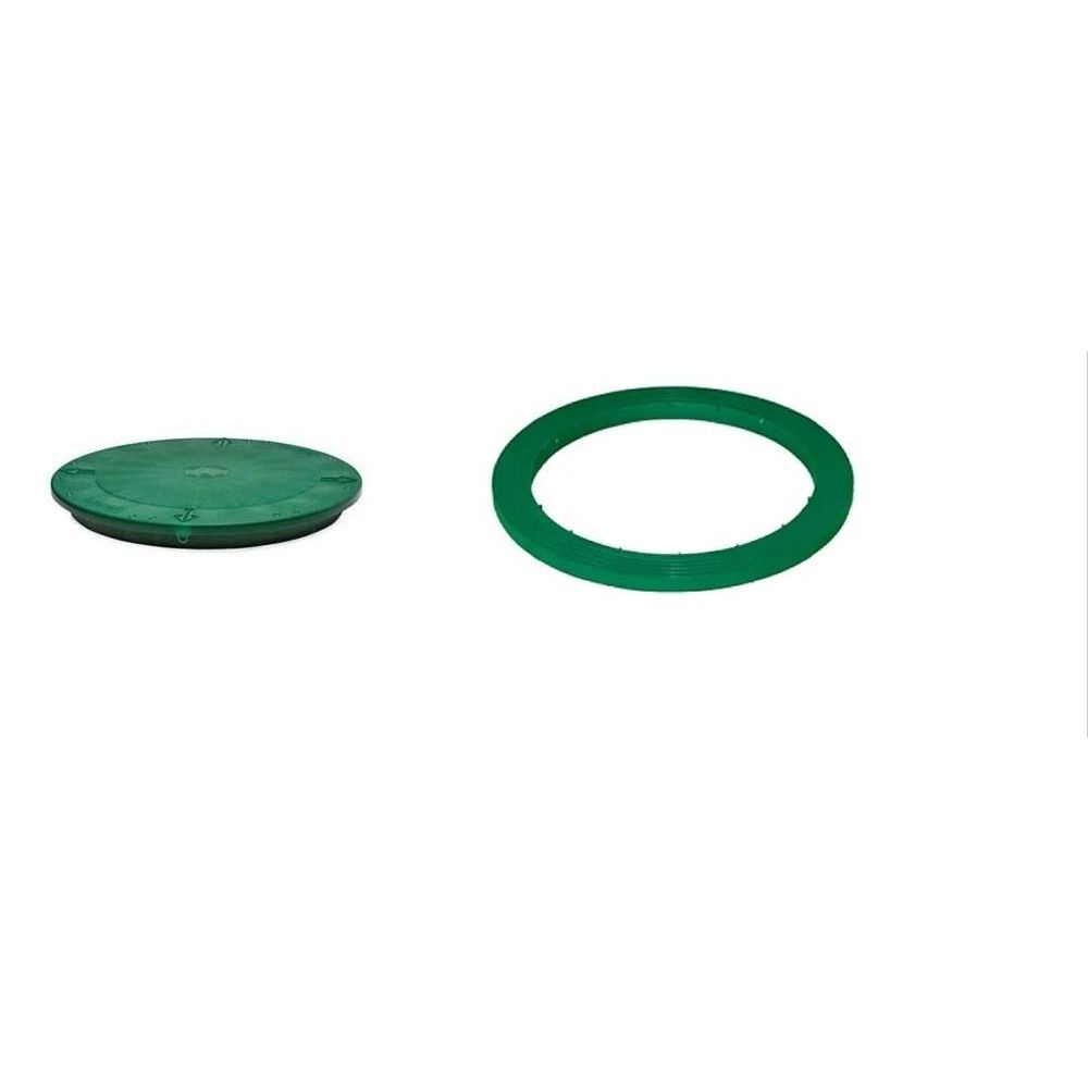 TUF-TITE 24" Heavy Duty Flat Lid and 24" Ring Combo