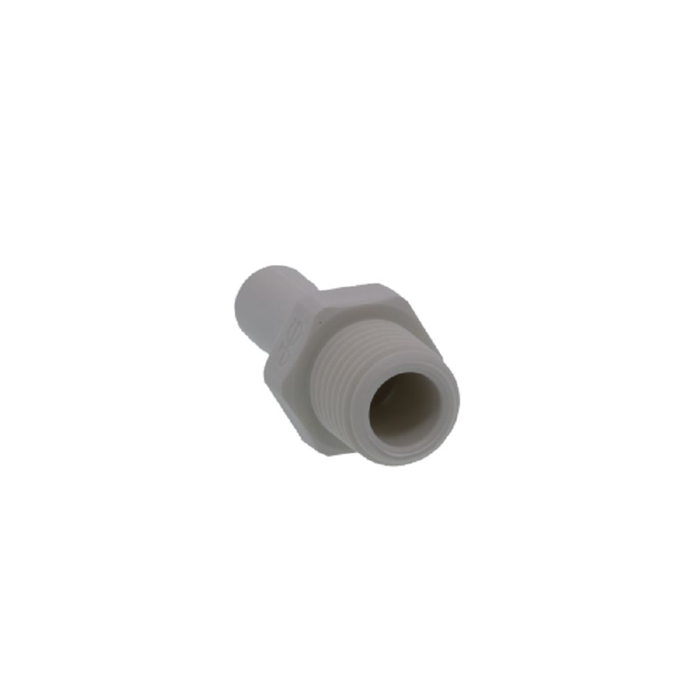 John Guest Stem Adapter Polypro - 3/8 x 1/4 NPTF