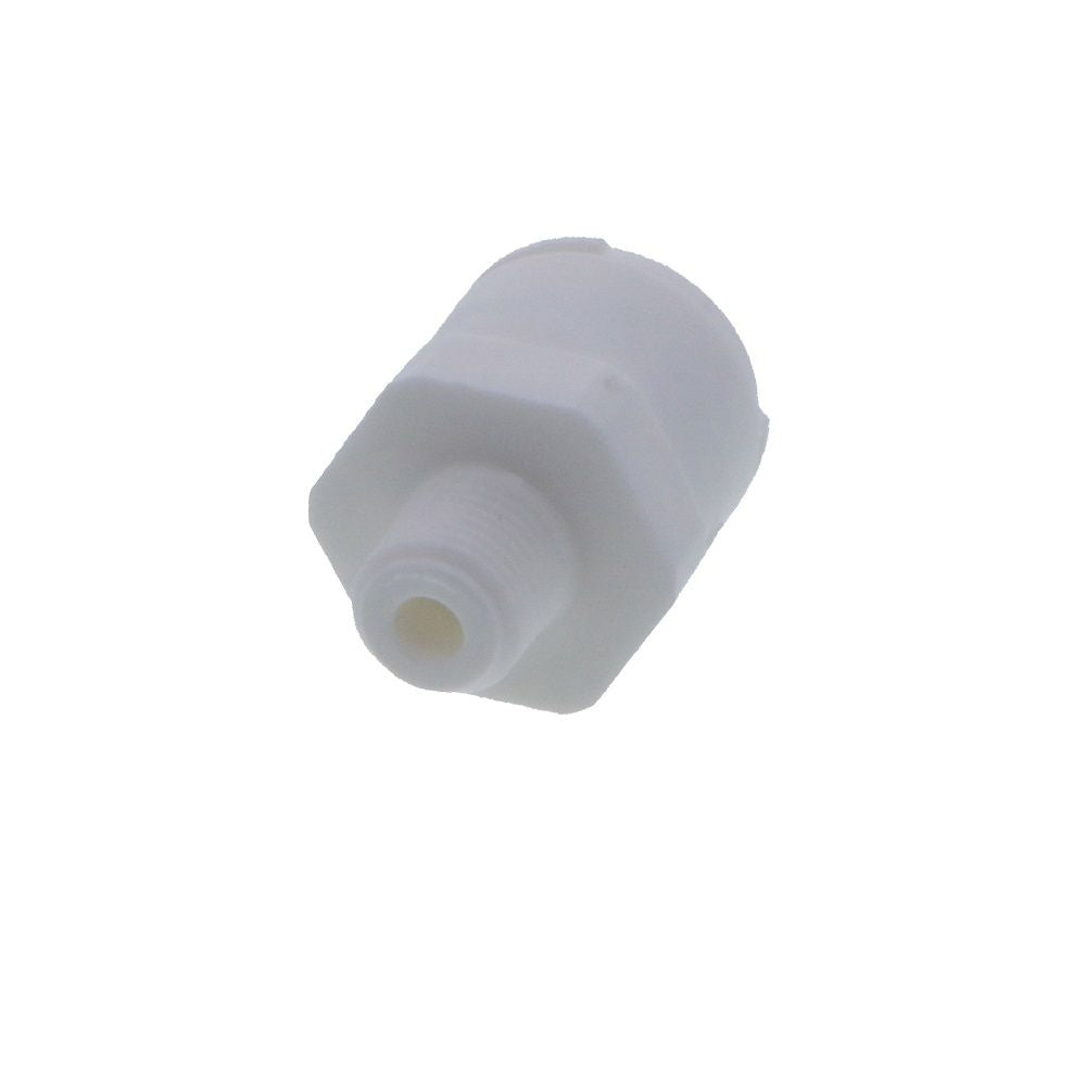 Gray DMfit Straight MNPT Male - 3/8 Push-In x 1/8 MNPT