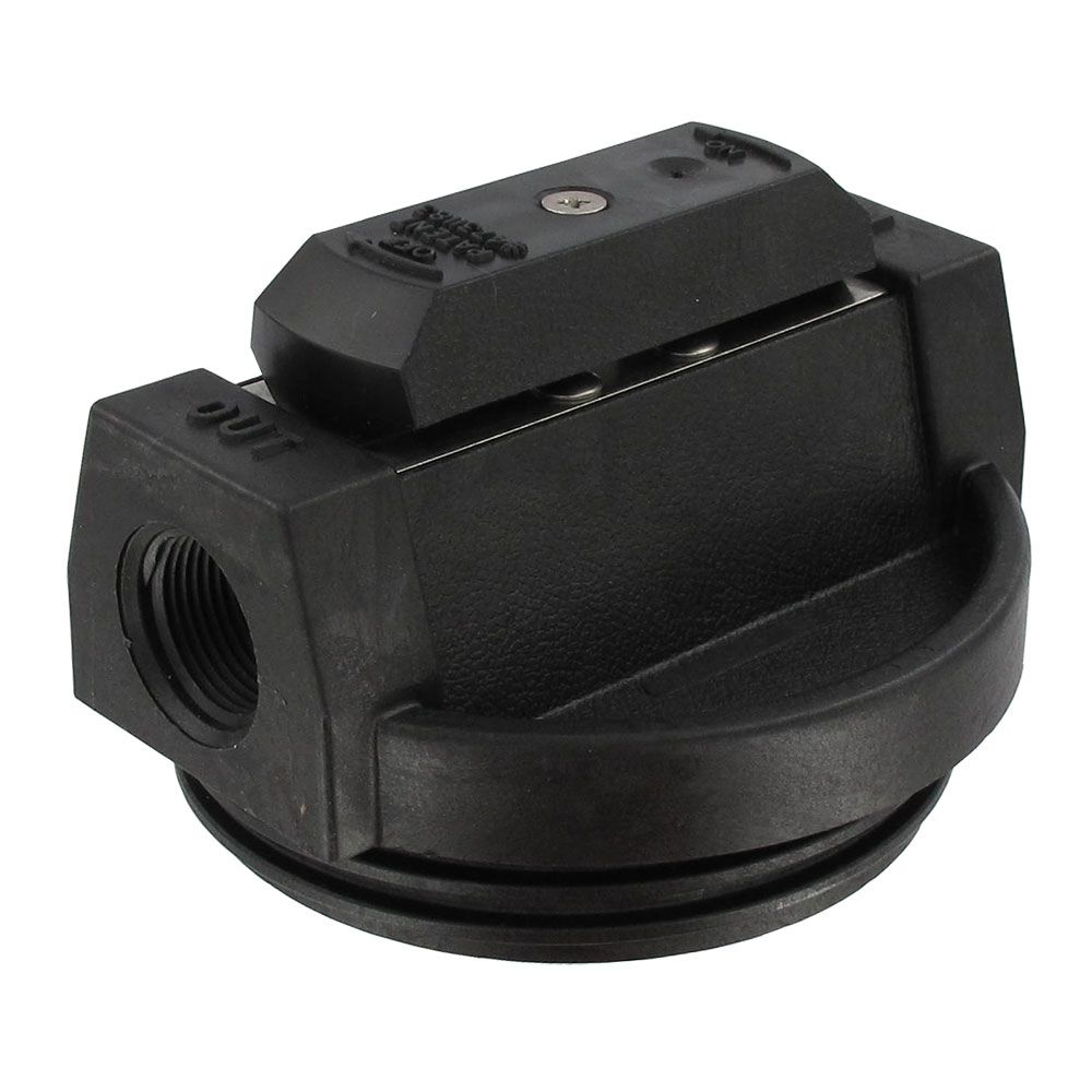 Pentek 154134 Black VIH Cap for #10 and #20 VIH Housings w/ PR - 3/4" FPT