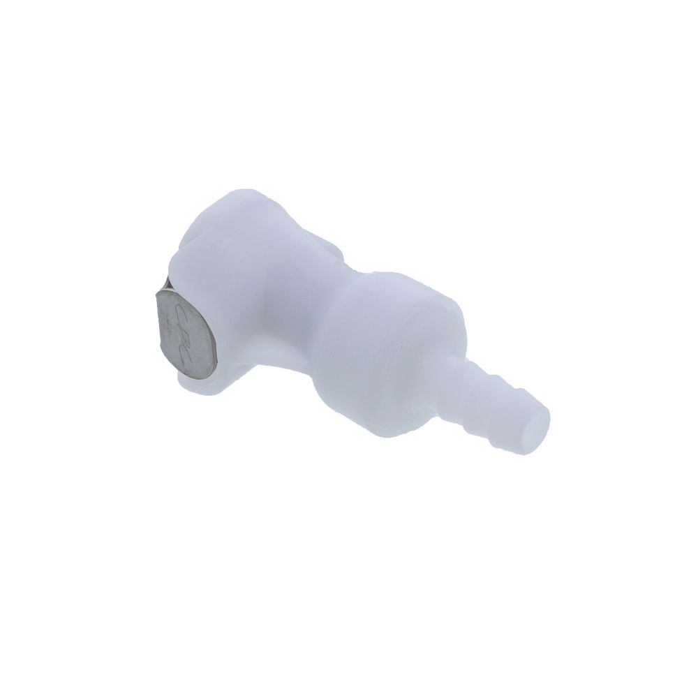 PLCD17004 Valved In-Line Hose Barb Coupling Body 1/4 ID Barb