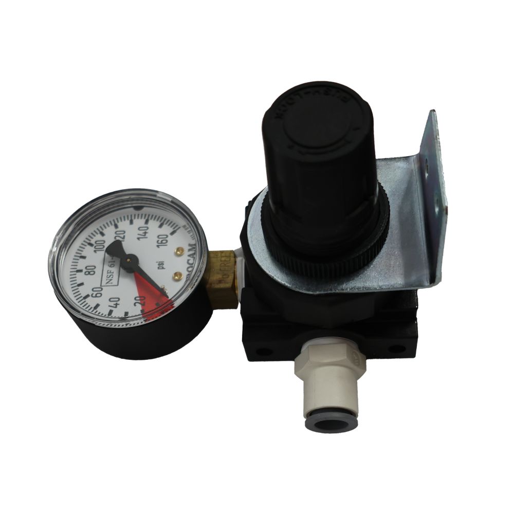 Optipure PRV - Pressure Reducing Valve Assembly w/PG & Brkt
