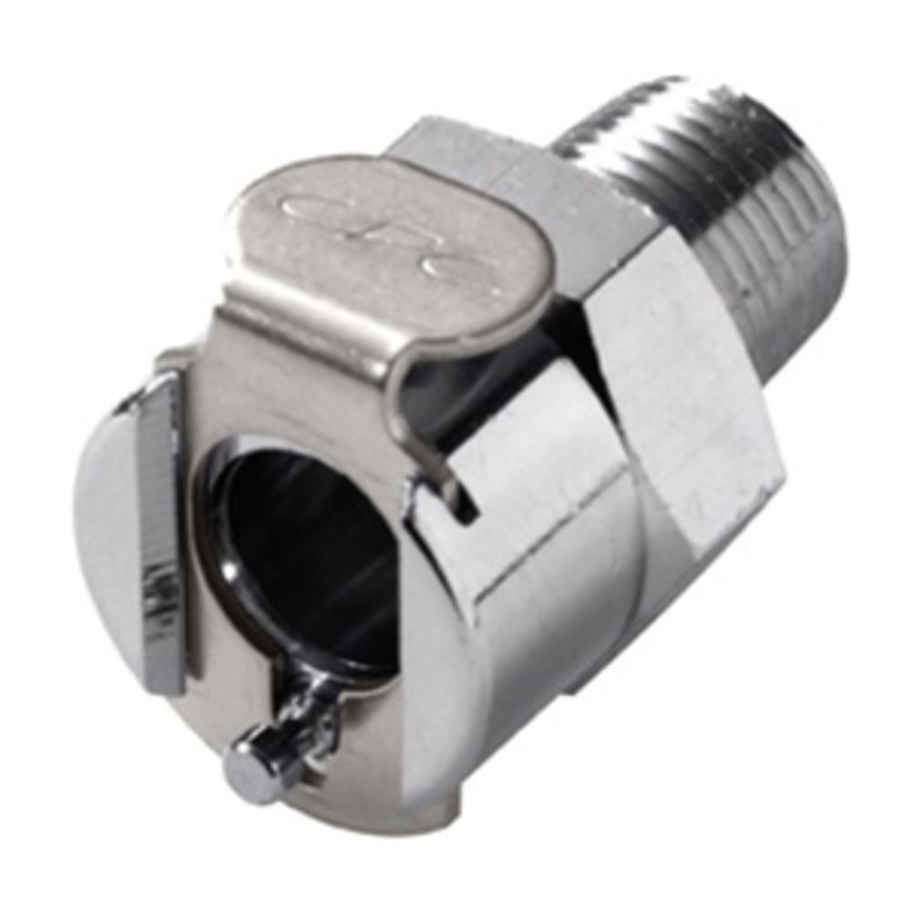 MCD1004BSPT Valved Male Thread Coupling Body 1/4 BSPT