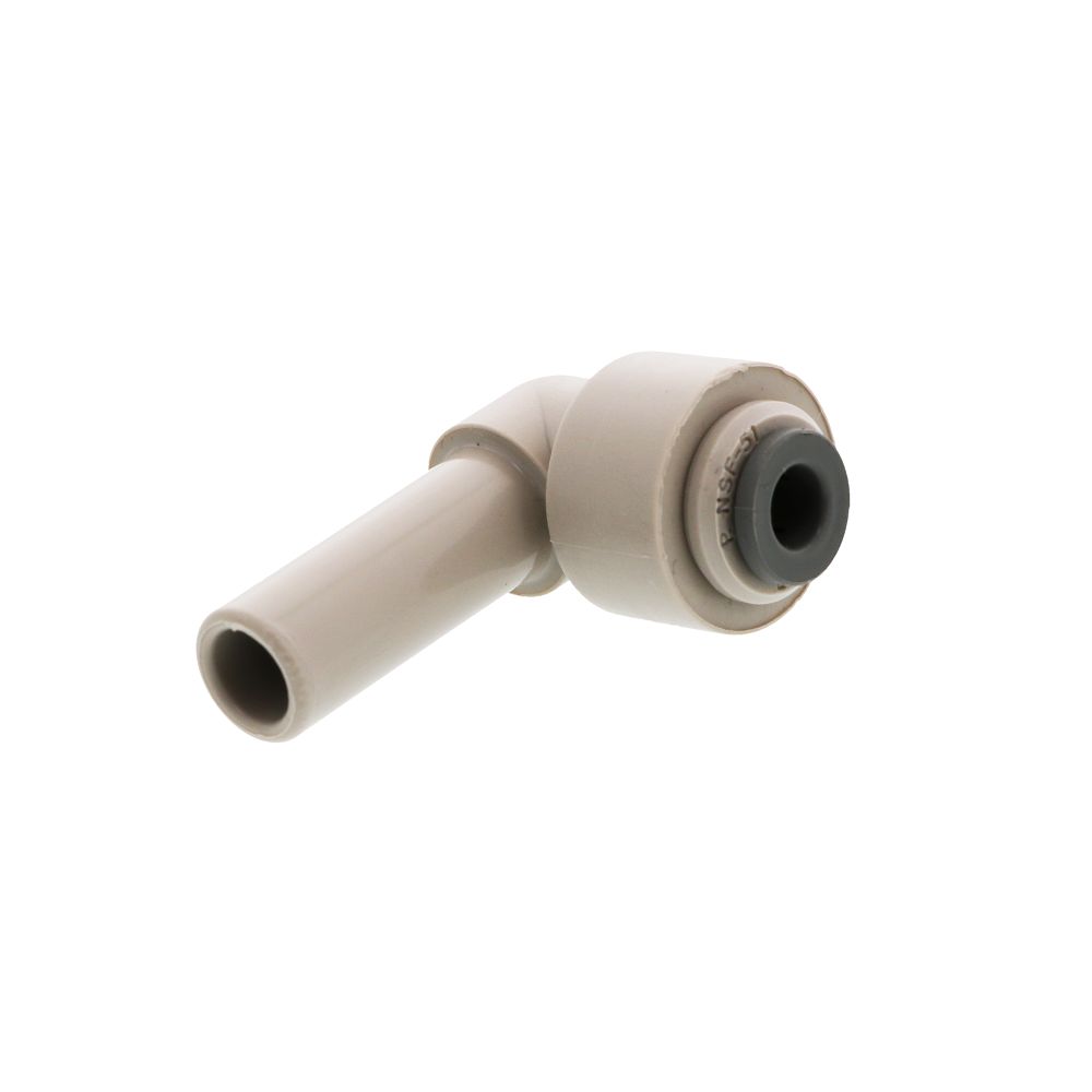 John Guest Stem Elbow Connector - 3/8 Stem x 3/16