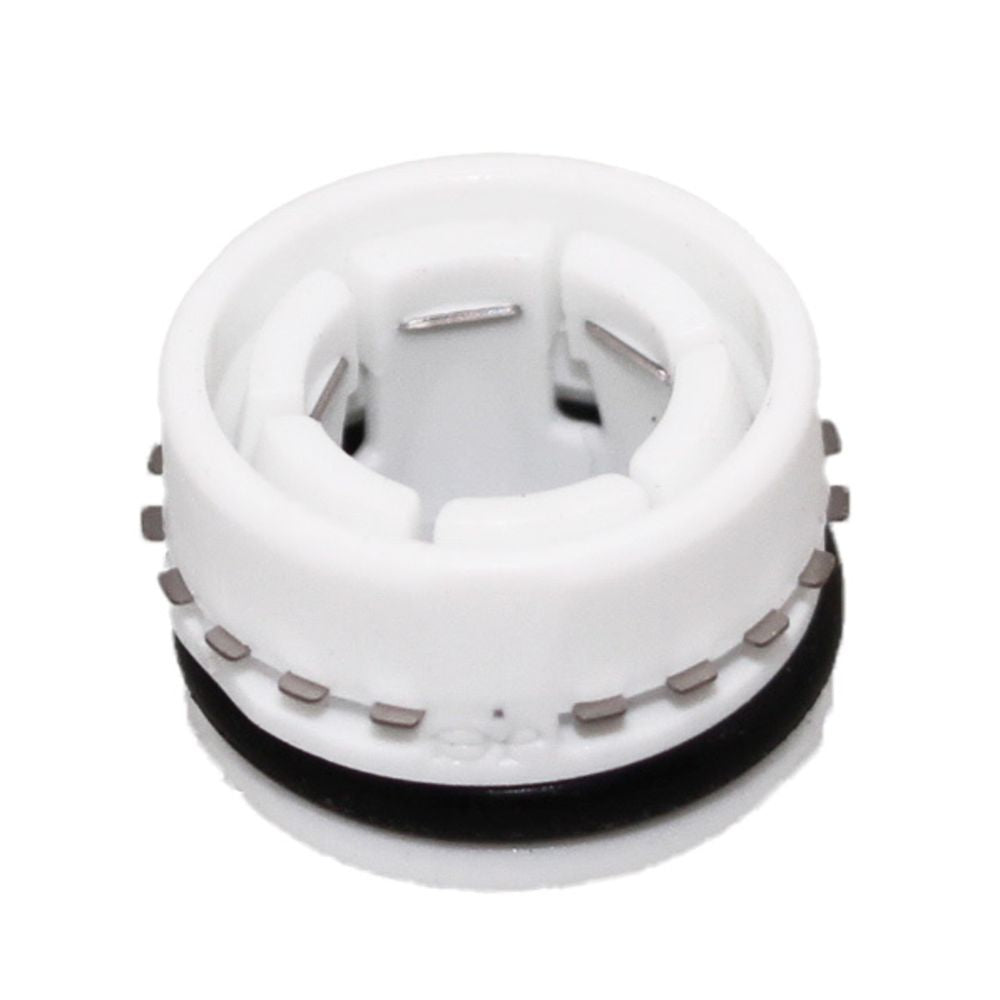 John Guest Plastic Half Cartridge - 3/8 White Single Nitrile O-ring