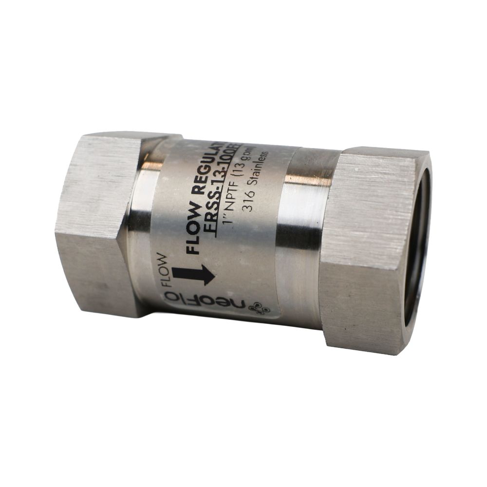 Neo-Pure Stainless Steel Flow Restrictor 13 GPM SS 1" FPT