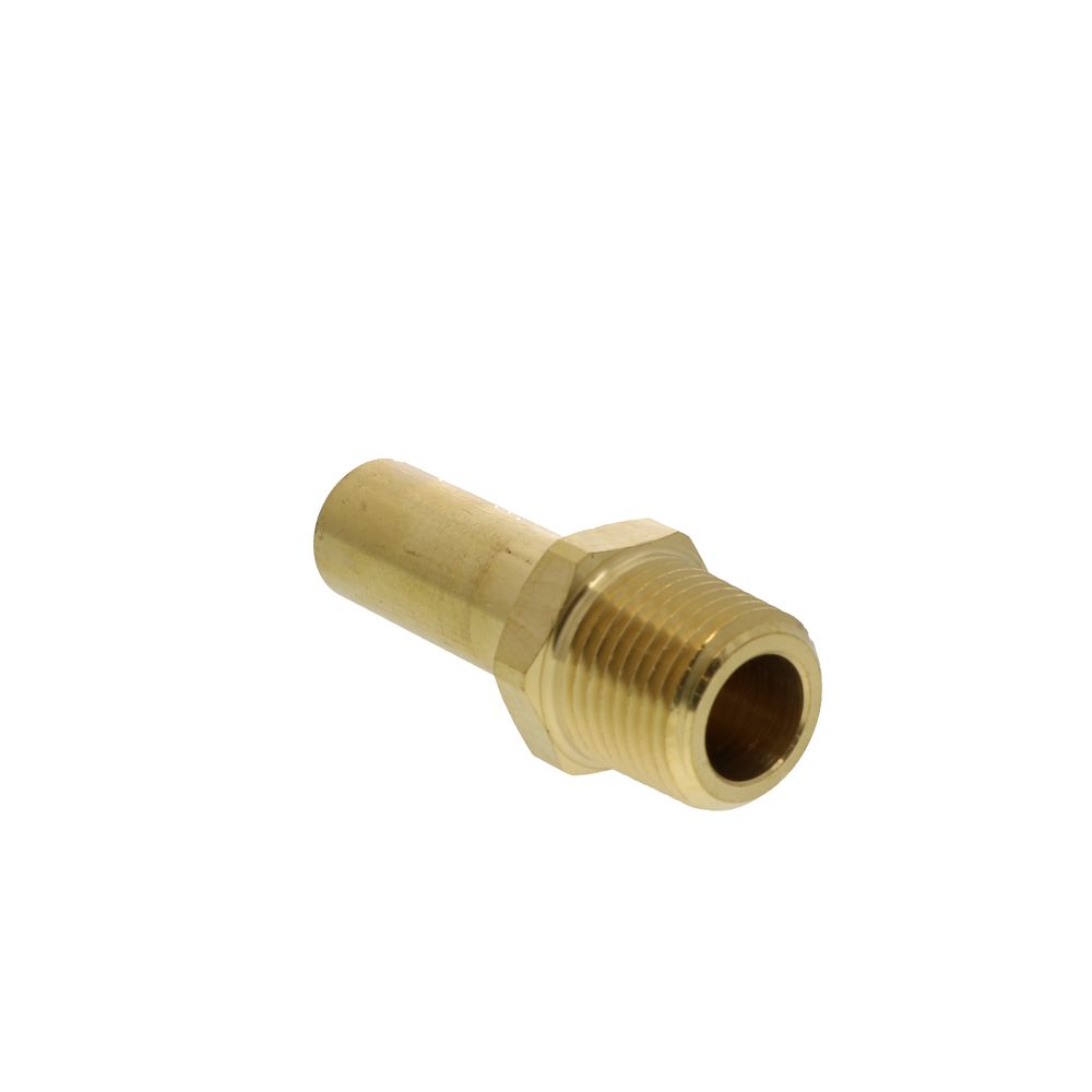 John Guest Brass Male Stem Adapter NPT - 1/2 CTS x 1/2 NPT