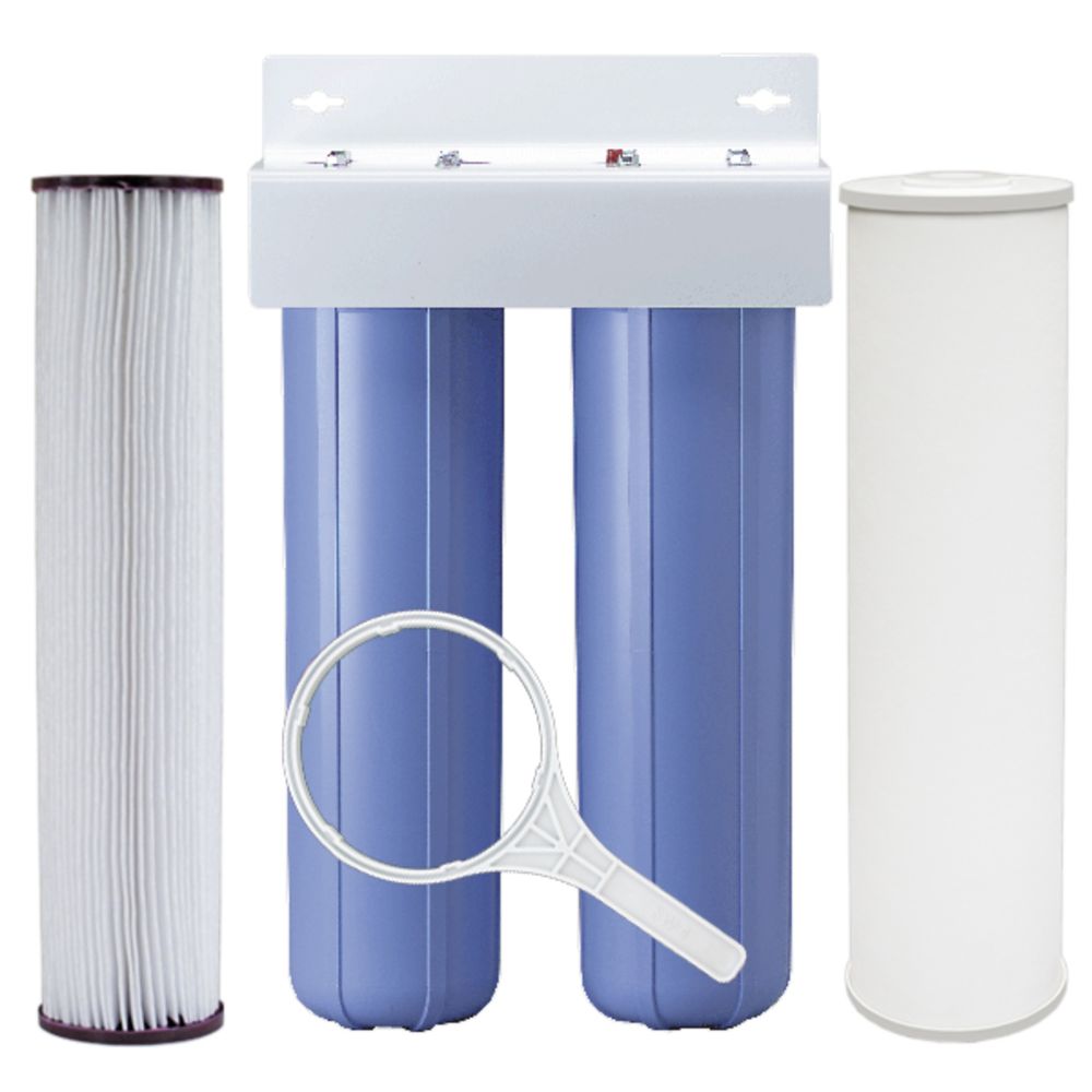 Radial Flow GAC 20" BB Cyst Reduction High Flow System - 1" Inlet/Outlet