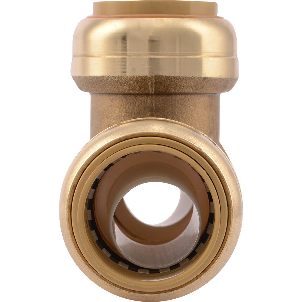 SharkBite® U374LF Lead-Free Brass Push-to-Connect Tee - 1" x 1" x 1"