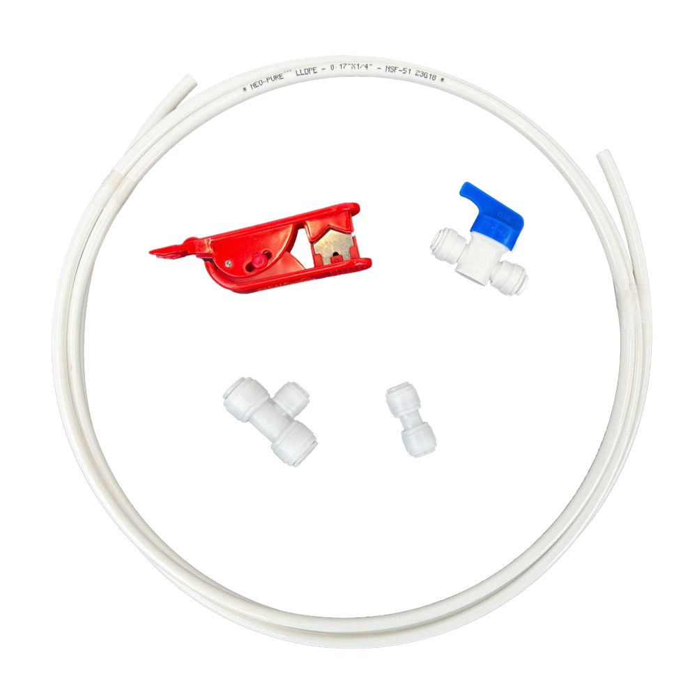 Refrigerator Icemaker Water Filter Adapter Kit 3/8"