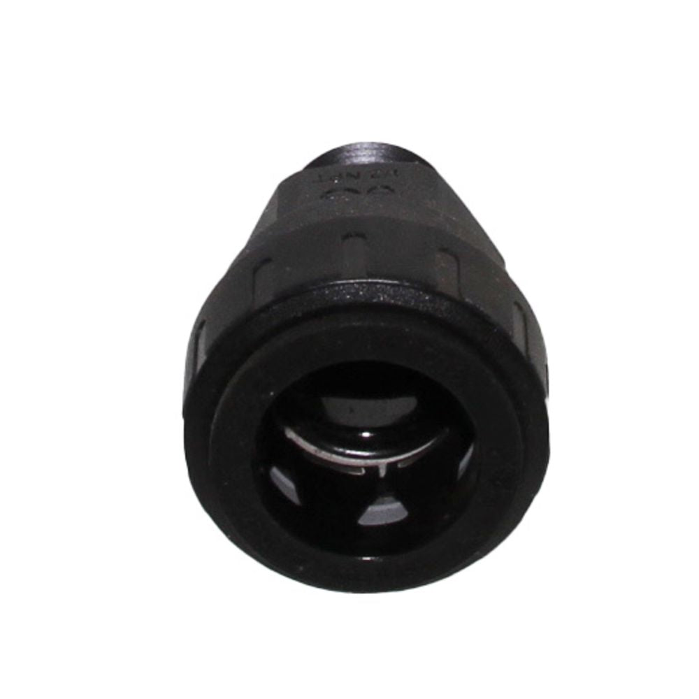 John Guest Black Male Connector - 3/4 CTS x 1 NPT