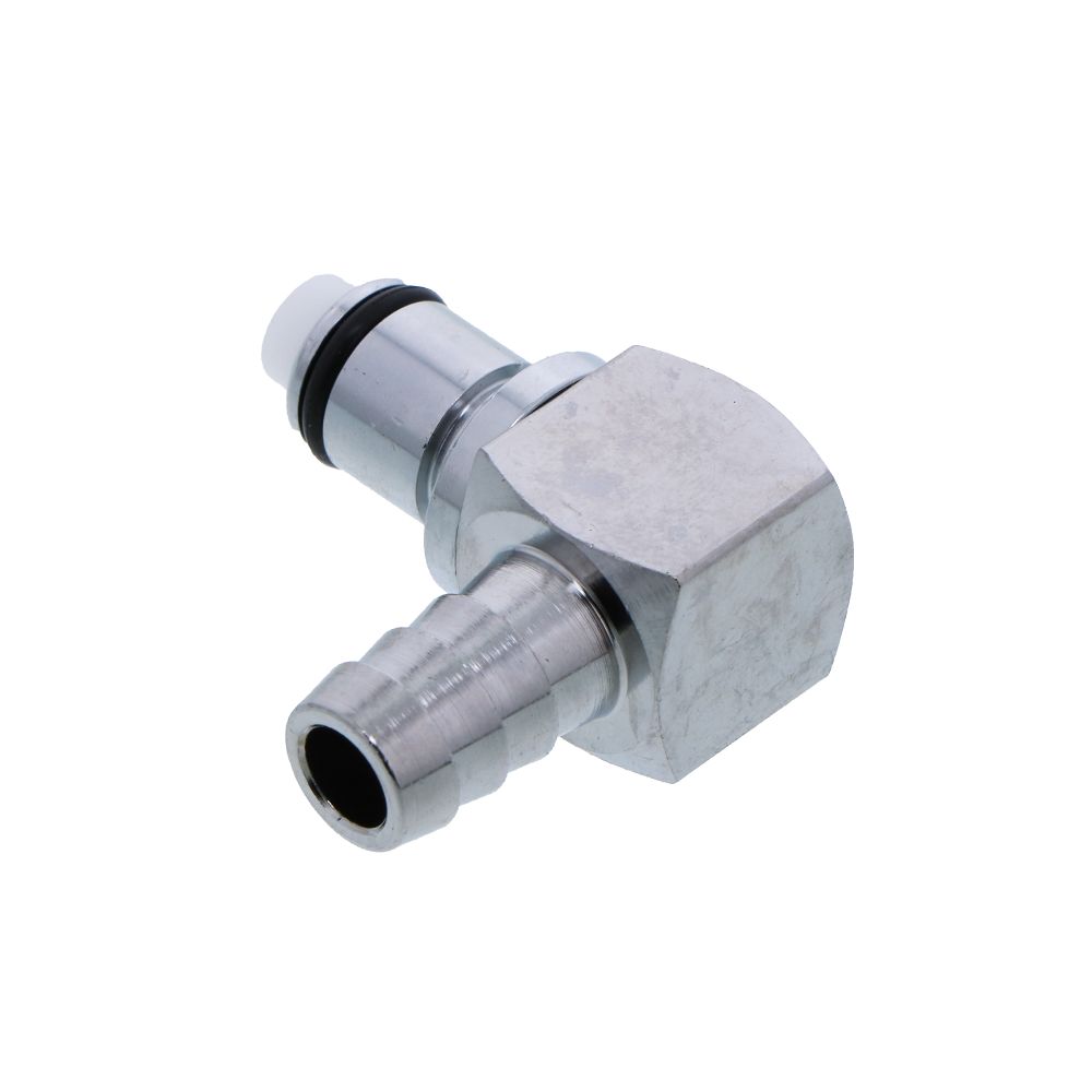 LCD23006 Valved Elbow Hose Barb Coupling Insert 3/8 ID Barb