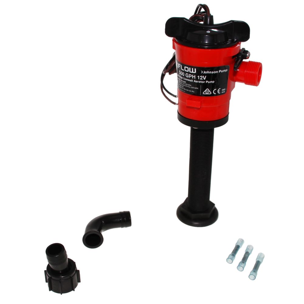Johnson Pump - Cartridge Aerator Pump 500 GPH 12V