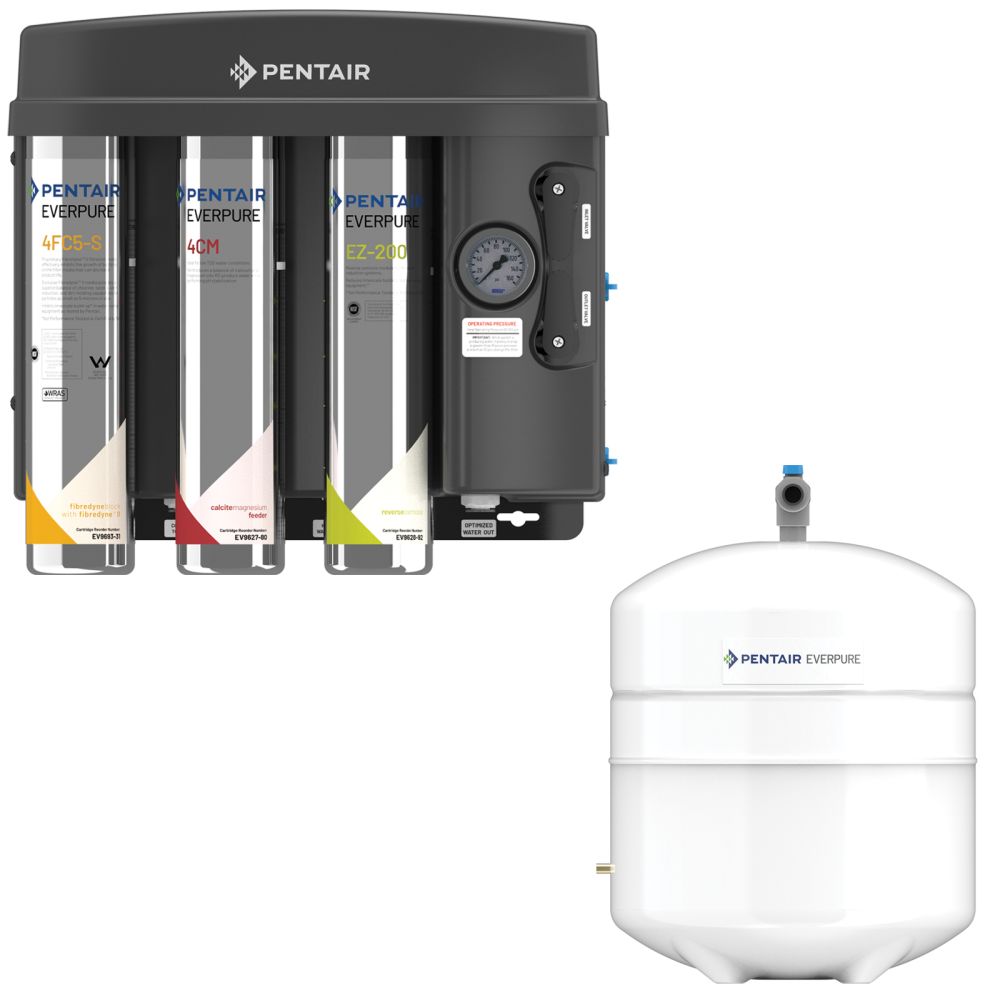 Everpure EV9975-51 EZ-RO System - 200 GPD w/2 Gal Hydropneumatic Tank