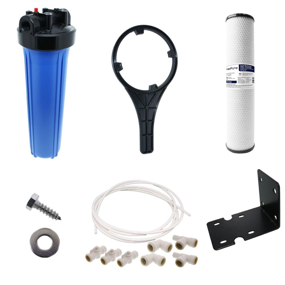 neoPure 20BB Whole House Lead Filter System with Bypass Kit
