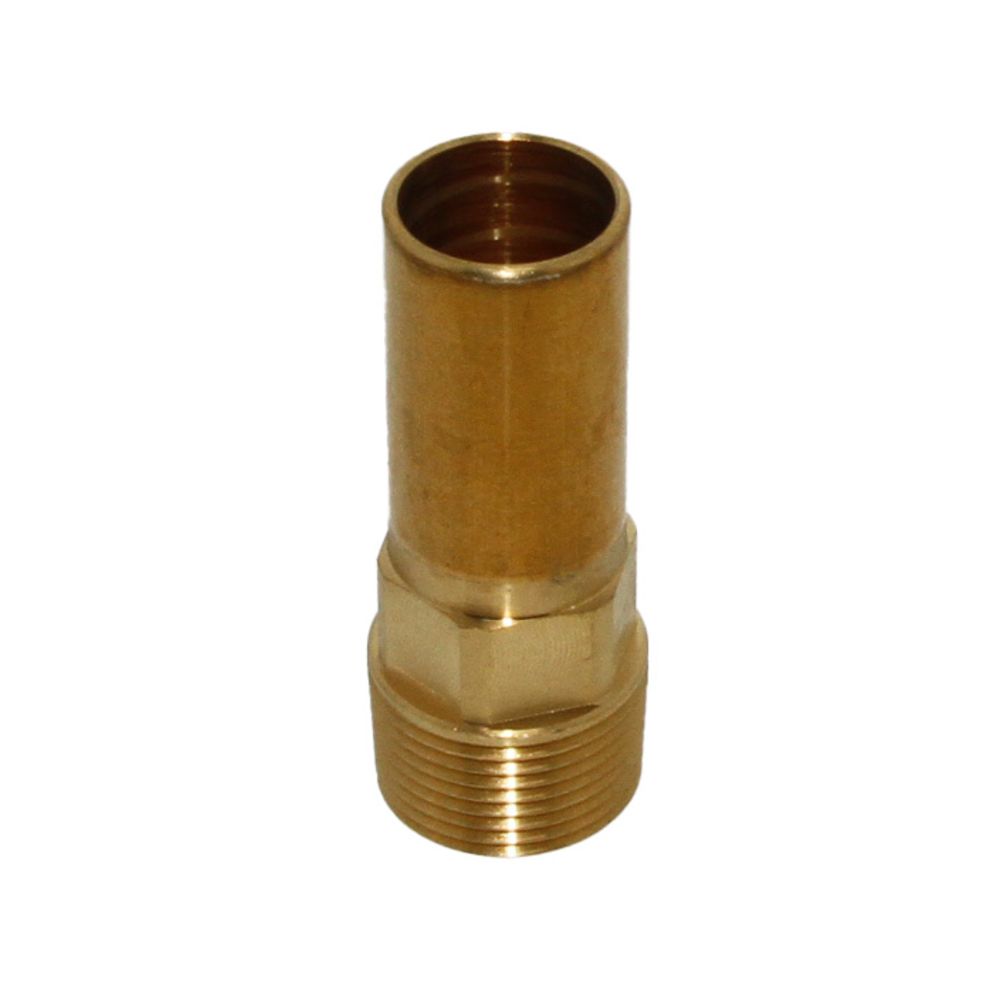 John Guest Brass Male Stem Adapter BSPT - 15mm x 1/2 BSPT
