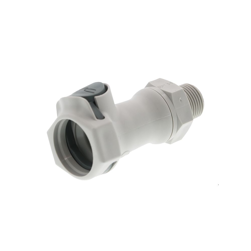 HFCD10612BSPT Valved Male Thread Coupling Body 3/8 BSPT