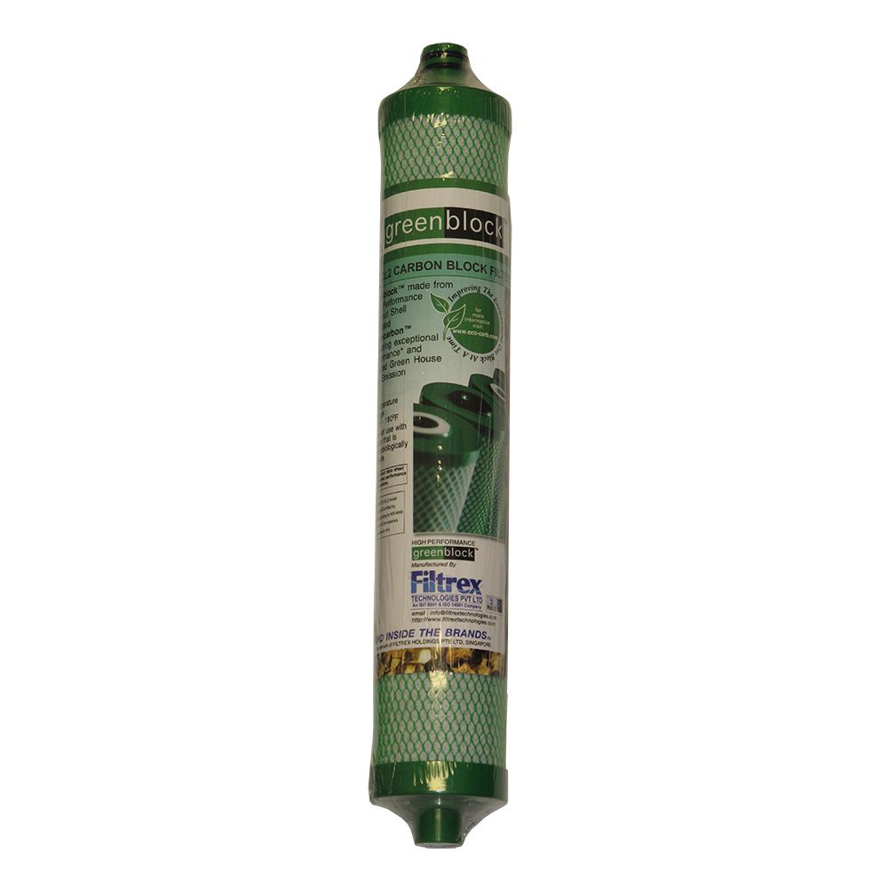Hydrotech/Clack Compatible 10 mic Green Carbon Block
